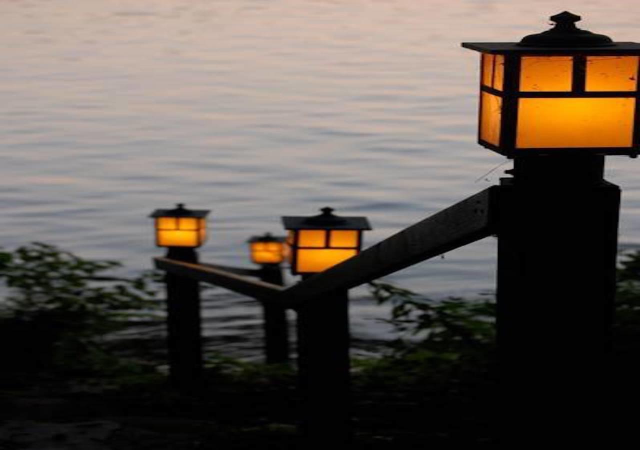 The Elms Waterfront Cottages Lake Luzerne Exterior photo