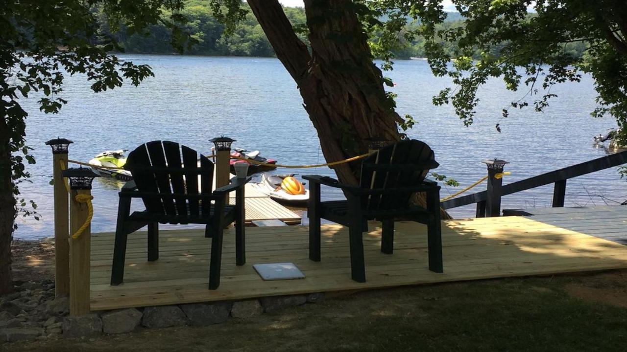 The Elms Waterfront Cottages Lake Luzerne Exterior photo